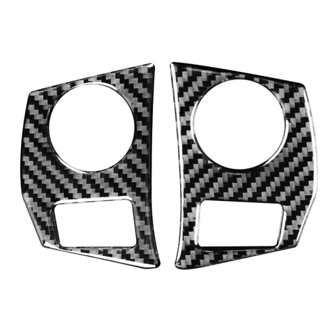 Adhésif décoratif pour corniche avec impulsions sur le volant en fibre de carbone pour voiture pour Toyota Corolla / Levin 2014-2018, guide de destra ea sinistra universale, cadre de bouton de volant
