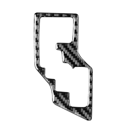 Adhésif décoratif pour éléments en fibre de carbone pour voiture pour Toyota Corolla / Levin 2014-2018, guide de route, engrenage, conduite à droite