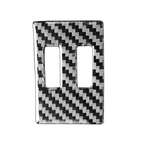 Adhésif décoratif pour manopola dell'aria conditionné en fibre de carbone pour voiture pour Audi A6L / A7 2019-, guide vers l'est, bouton de climatisation, conduite à droite