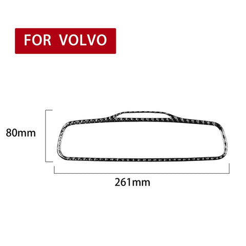 Adesivo decorativo per specchietto retrovisore in fibra di carbonio per auto per Volvo XC90 2003-2014, guida a destra e a sinistra universale, Rearview Mirror