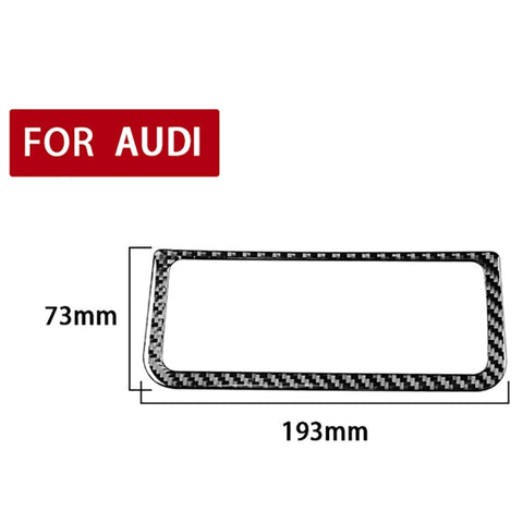 Adhésif pour telaio aria conditionné postérieur en fibre de carbone pour auto pour Audi A6L / A7 2019-, guide pour destra ea sinistra universale, cadre de climatisation arrière