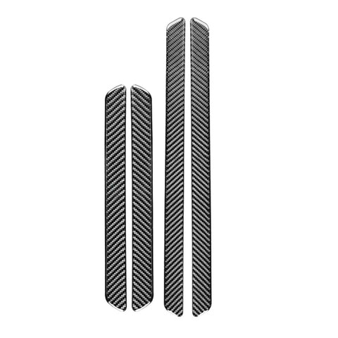 Adesivo decorativo per soglia in fibra di carbonio per auto per Audi A6L / A7 2019-, guida a destra e a sinistra universale, Threshold