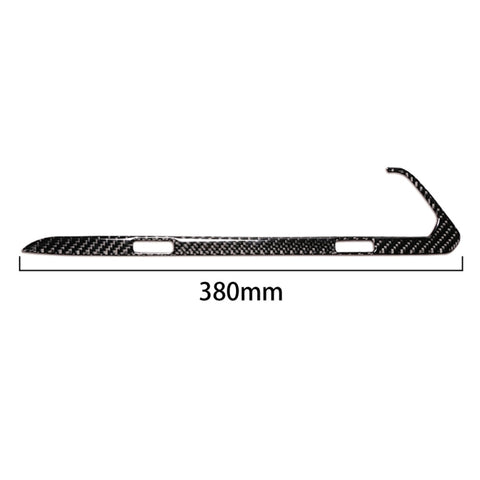 Adesivo decorativo CD per climatizzatore per auto in fibra di carbonio per pannello di controllo M Performance per BMW G01 X3 2018-2020 / G02 X4 2019-2020, guida a sinistra, Air Conditioner CD Control Panel  B