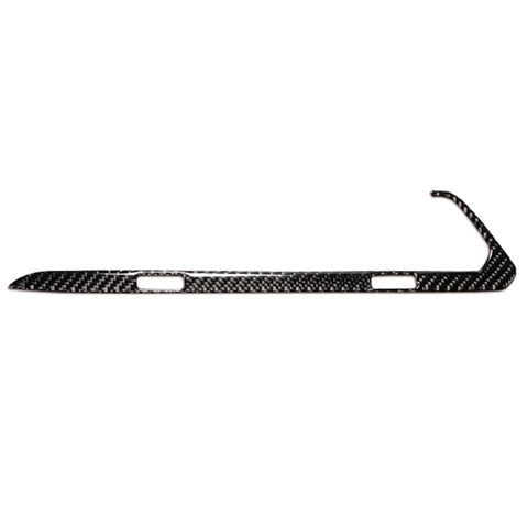 Adesivo decorativo CD per climatizzatore per auto in fibra di carbonio per pannello di controllo M Performance per BMW G01 X3 2018-2020 / G02 X4 2019-2020, guida a sinistra, Air Conditioner CD Control Panel  B