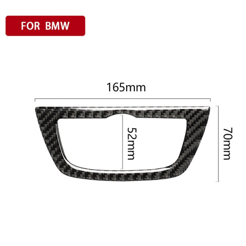 Adhésif décoratif en teinte unitaire pour interrupteur en fibre de carbone pour BMW G01 X3 2018-2020 / G02 X4 2019-2020, guide vers l'extrémité et le côté universel, interrupteur de phare de couleur unie