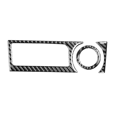 Porte-bagages de voiture 3 en 1 en fibre de carbone, adhésif décoratif pour Subaru BRZ / Toyota 86 2017-2019, guide de destination, boîte de rangement A, conduite à droite