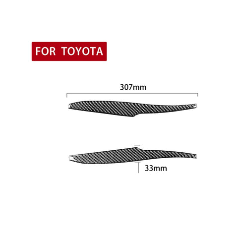 2 Pz/set Adesivo Decorativo per Specchietto retrovisore per auto in Fibra di Carbonio per Toyota 4Runner 2010-2020, Rearview Mirror - Novalix Store
