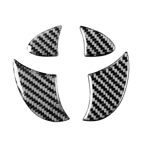 4 pezzi/set adesivo decorativo con logo del portellone posteriore dell'auto in fibra di carbonio per Toyota 4Runner 2010-2020, Tailgate Logo - Novalix Store