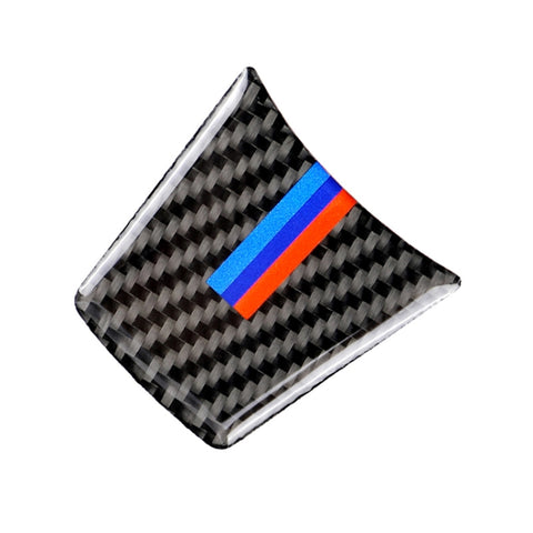 Adesivo Decorativo Tricolore per Volante in Fibra di Carbonio per BMW