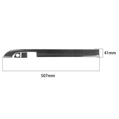 Ensemble de porte-bagages pour copilote de voiture en fibre de carbone, adhésifs décoratifs pour Dodge Challenger de 2015 à partir de maintenant, guide à sinistre, ensemble de boîtes de rangement pour copilote