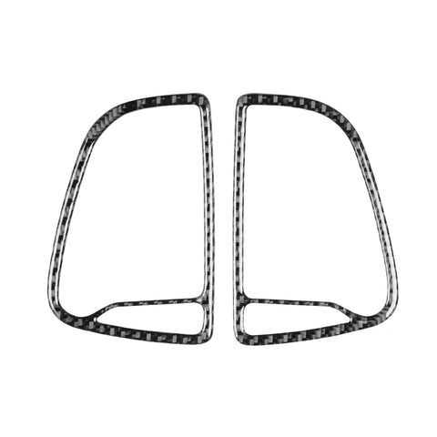 Adhésif décoratif pour support d'air central pour instrument automobile en fibre de carbone pour Dodge Challenger de 2015 jusqu'à maintenant, guide vers l'avant, sortie d'air centrale pour instrument