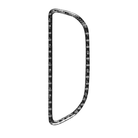 Adhésif décoratif pour porte-bagages de carrosserie en fibre de carbone pour Dodge Challenger de 2015 jusqu'à présent, guide vers l'avant, cadre de boîte de rangement d'engrenages