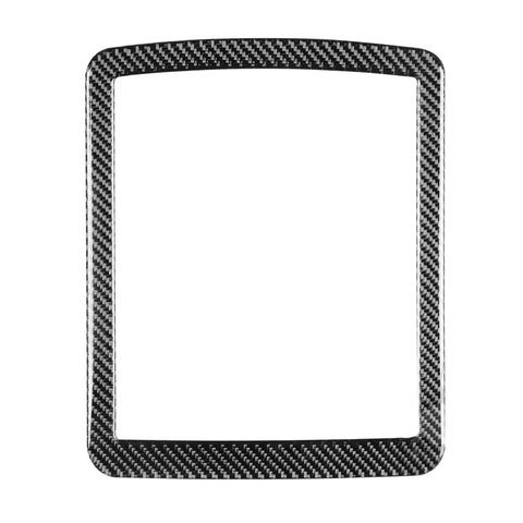 Adhésif décoratif pour le tissu de la lumière de la lettre de voiture en fibre de carbone pour Dodge Challenger de 2015 jusqu'à présent, guide à gauche, cadre de lampe de lecture