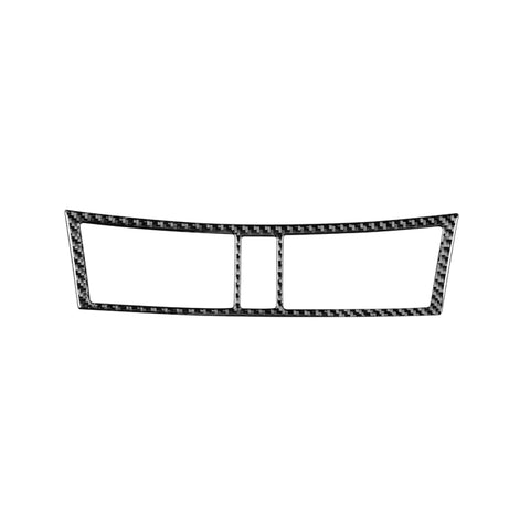 Adhésif décoratif pour support d'air de commande centrale de voiture en fibre de carbone pour Lexus GS 2006-2011, guide vers l'extérieur et le côté sinistre universel, sortie d'air de commande centrale