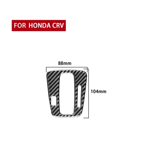 Adhésif décoratif pour indicateur de marque de voiture en fibre de carbone pour Honda CRV 2007-2011, guide de route, cadre d'indicateur de vitesse, conduite à droite