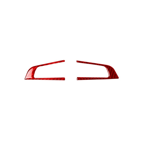 2 pezzi/set adesivo decorativo pannello pulsanti volante in fibra di carbonio per Alfa Romeo Giulia 2017-2019, guida sinistra e destra universale, Steering Wheel Button Panel - Novalix Store