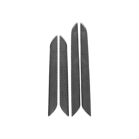 4 pezzi/set adesivo decorativo per rivestimento porta interna in fibra di carbonio per Audi Q3 2013-2018, guida a destra e a sinistra universale, Interior Door Trim - Novalix Store