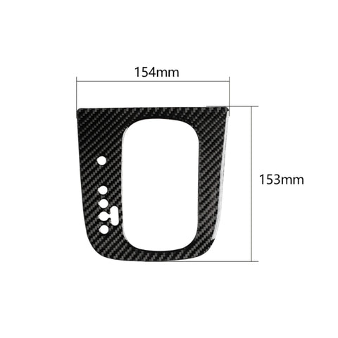 Adesivo decorativo per auto in fibra di carbonio per Volkswagen Golf 6 2008-2012, guida a sinistra, Gear A, Left Driving