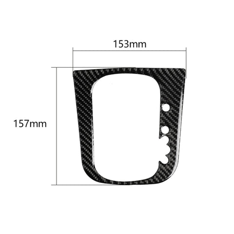 Autocollant décoratif pour engrenage B en fibre de carbone, pour Volkswagen Golf 6 2008 – 2012, guide de direction, engrenage B, conduite à droite