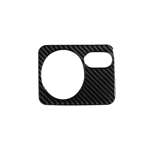 Adesivo decorativo per pannello interruttori fari per auto in fibra di carbonio per Volkswagen Golf 6 2008-2012, guida a sinistra, Headlight Switch Panel, Left Driving