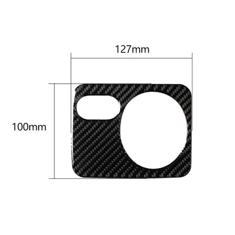 Autocollant décoratif pour panneau d'interruption de voiture en fibre de carbone pour Volkswagen Golf 6 2008-2012, guide de direction, panneau de commande de phare, conduite à droite