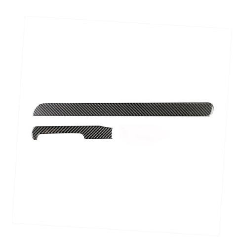 Adhésif décoratif pour bande de commande centrale de voiture en fibre de carbone pour Volkswagen Golf 6 2008-2012, guide de direction sinistre, bande de commande centrale, conduite à gauche