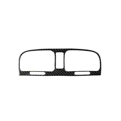 Adhésif décoratif pour support d'air central de voiture en fibre de carbone pour Volkswagen Golf 6 2008-2012, sortie d'air centrale
