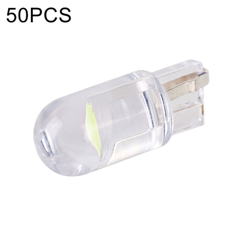 50 pezzi T10 DC24V / 0,36 W / 0,03 A Lampada COB per luci di ingombro per auto, DC24V (Ice Blue Light), DC24V (Blue Light), DC24V (Pink Light), DC24V (Green Light), DC24V (Red Light), DC24V (White Light), DC24V (Yellow Light) - Novalix Store
