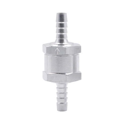 Valve de non-retour unidirectionnelle pour essence en alliage d'aluminium pour automobile de 6 mm, 6 mm Argent