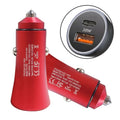 PD 20W Aluminum Alloy Dual Interface Car Fast Charger