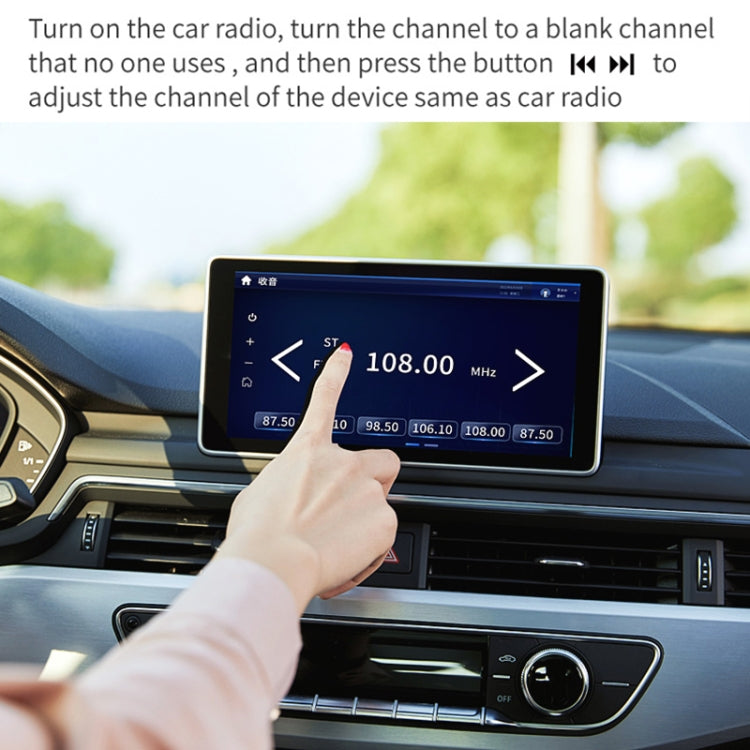 Car Bluetooth MP3 Player FM Transmitter with Ambient Light