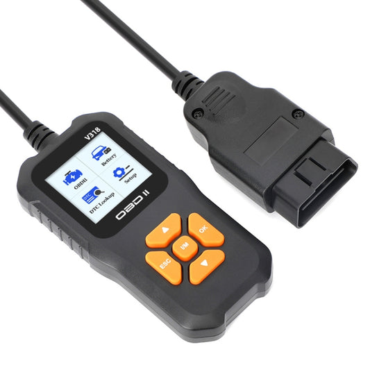Lettore di codice per strumento diagnostico per schermo a colori OBD2 per auto V318, V318