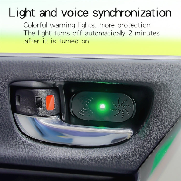 Automatic Car Door Opener Alarm with LED Voice Alert