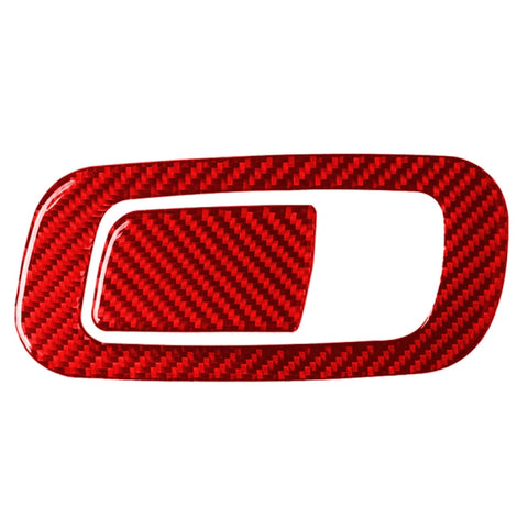 Adhésif décoratif pour interrupteur de téléphone, porte-bagages en fibre de carbone pour voiture, pour Honda Civic de génération décimale 2016-2019, guide à gauche, cadre de commutateur de boîte de rangement, conduite à gauche