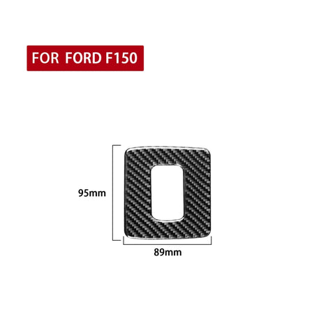 Adhésif décoratif pour le réglage du frein d'accélérateur en fibre de carbone pour voiture pour Ford F150 2017-2020, guide pour la sortie et le frein universel, frein d'accélérateur
