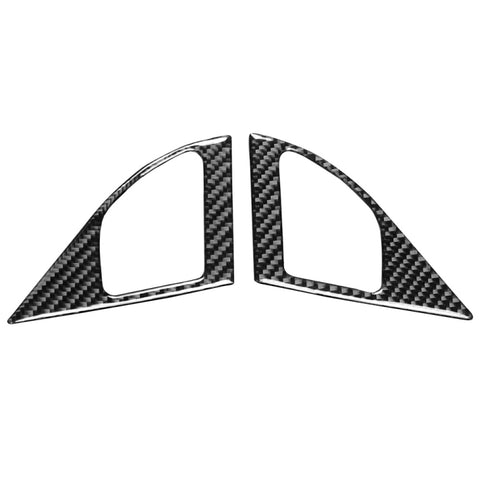 2 adesivi decorativi per altoparlanti sinistro e destro in fibra di carbonio per auto per Mitsubishi Lancer EVO (solo DE / ES) 2008-2015, guida sinistra e destra universale, Left and Right Speakers (Only DE / ES) - Novalix Store