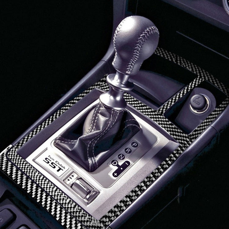 Car Carbon Fiber Manual Gearbox Decorative Sticker for Mitsubishi Lancer EVO (Only GTS) 2008-2015, Left and Right Drive Universal                       ...