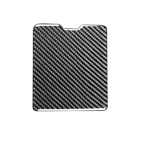 Adhésif décoratif pour porte-satellites pour conducteur en fibre de carbone pour voiture pour Mitsubishi Lancer EVO 2008-2015, guide de sortie et de direction universel, boîte de rangement pour conducteur
