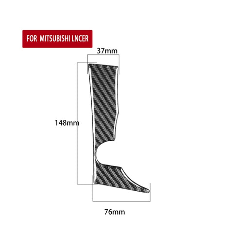 Autocollant décoratif pulsant INFO pour voiture en fibre de carbone pour Mitsubishi Lancer EVO 2008-2015, guide vers la sinistre, bouton INFO