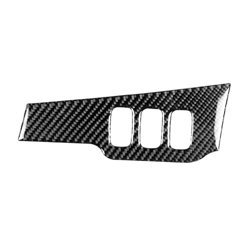 Adesivo decorativo per pannello di controllo oscuramento in fibra di carbonio per auto per Mitsubishi Lancer EVO 2008-2015, guida a destra, Dimming Control Panel, Right Drive