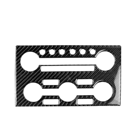 Adesivo decorativo per pannello di controllo strumento in fibra di carbonio per Nissan GTR R35 2008-2016, guida a destra, Instrument Control Panel, Right Drive