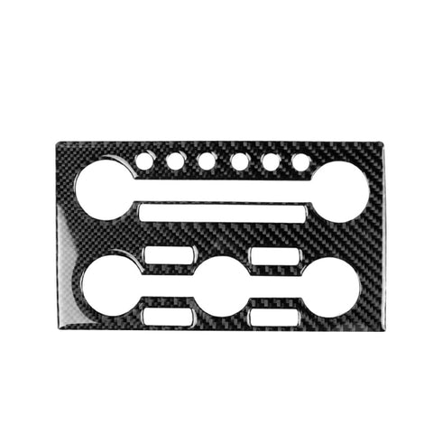 Adesivo decorativo per pannello di controllo strumento in fibra di carbonio per Nissan GTR R35 2008-2016, guida a sinistra, Instrument Control Panel, Left Drive