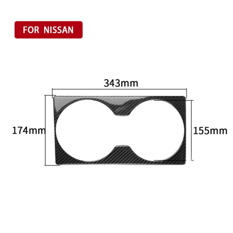 Adhésif décoratif pour haut-parleur de siège postérieur en fibre de carbone pour voiture pour Nissan GTR R35 2008-2016, guide de sortie et de direction universel, haut-parleur de siège arrière