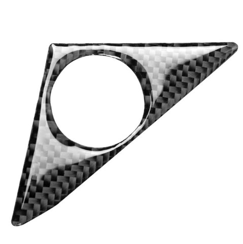 Adesivo decorativo per clacson per auto in fibra di carbonio da 2 pezzi per Nissan GTR R35 2008-2020, guida a destra e a sinistra universale, Door Horn