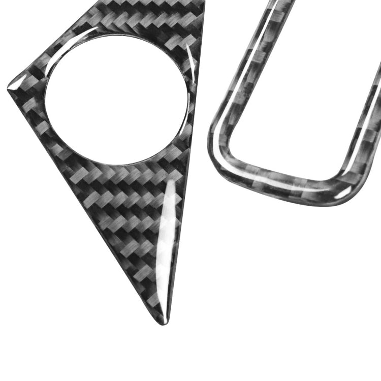 4 PCS Car Carbon Fiber Door Horn + Window Air Outlet Decorative Sticker for Nissan GTR R35 2008-2020, Left and Right Drive Universal                    ...