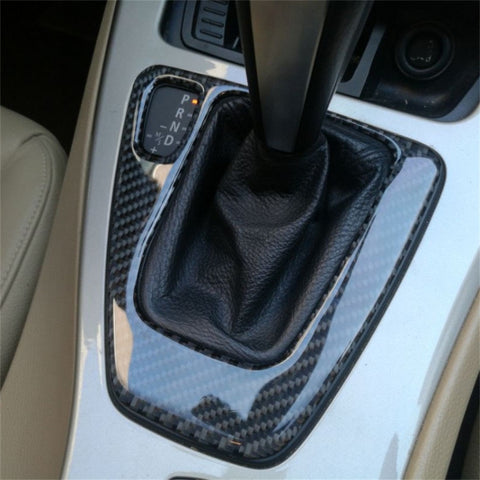 Adhésif décoratif pour panneau intégré de guidage latéral de voiture en fibre de carbone pour BMW E90 / E92 2005-2012, adapté au guidage latéral gauche, panneau de transmission gauche
