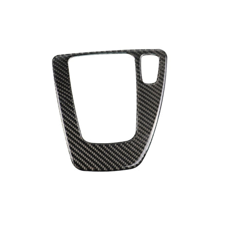 Adhésif décoratif pour panneau de guidage de voiture en fibre de carbone pour BMW E90 / E92 2005-2012, panneau de transmission droit