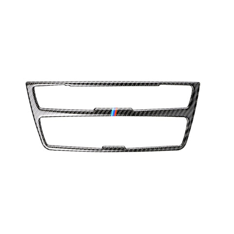 Autocollant décoratif pour panneau CD de voiture en fibre de carbone à trois couleurs pour BMW (F30) 2013-2015 / (F34) 2013-2016, panneau CD (trois couleurs)