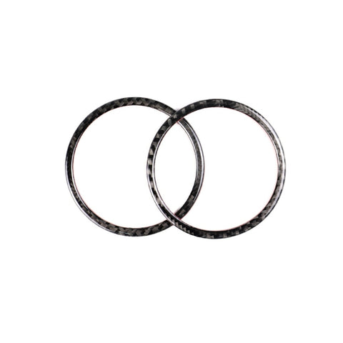Adhésif décoratif circulaire pour clapet en fibre de carbone pour BMW E90 / E84 / 320i / 325i, Horn Circle