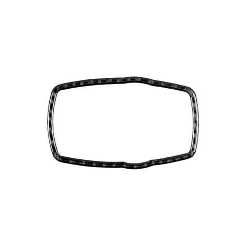 Adhésif décoratif pour corniche multimédia pour voiture en fibre de carbone pour BMW X3 / X4 / X5 / X6 / F07 / F10 / F15 / F16 / F20 / F25 / F26 / F30 / F34, Cadre multimédia